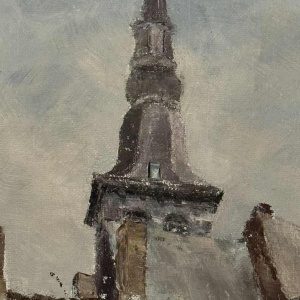 Alphonse CREPIN (1931-2010): « Namur - place Maurice Servais »