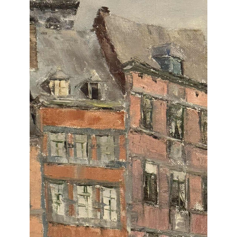 Alphonse CREPIN (1931-2010): « Namur - place Maurice Servais »