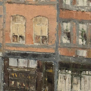 Alphonse CREPIN (1931-2010): « Namur - place Maurice Servais »