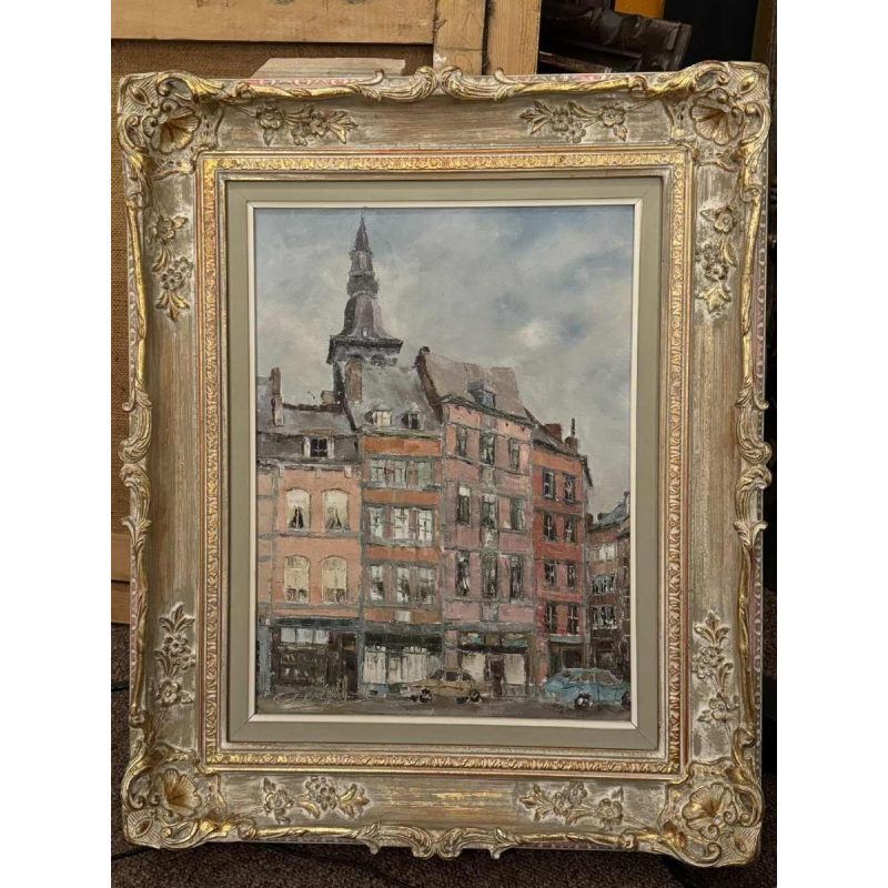 Alphonse CREPIN (1931-2010): « Namur - place Maurice Servais »