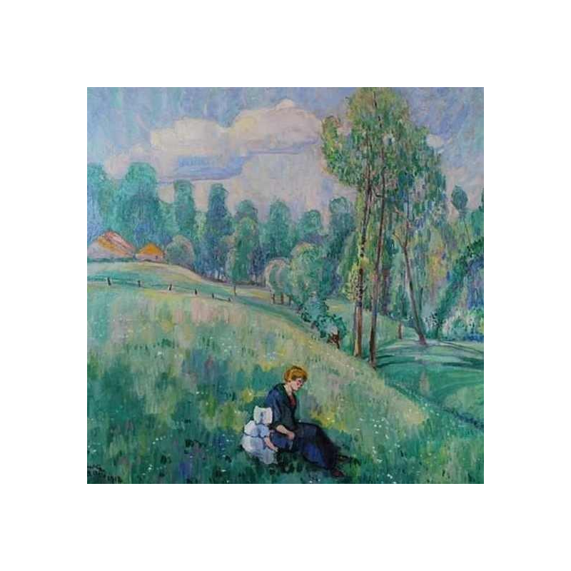 SOLD.HUILE SUR TOILE DE RAPHAEL DUBOIS