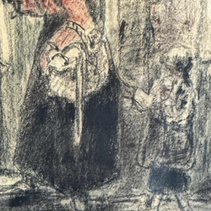 Albert DANDOY (1885-1977): “Deur van de pastorie van de Sint-Nicolaaskerk in Namen”