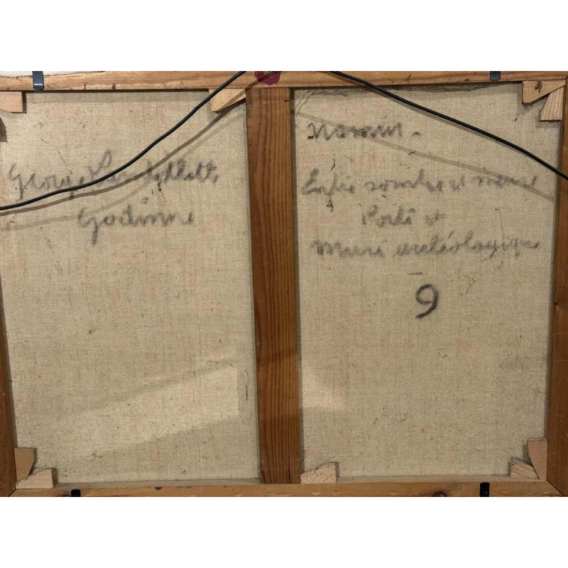 George LAMBILLOTTE (1915-1998): « Namur - porte de lentre Sambre et Meuse »