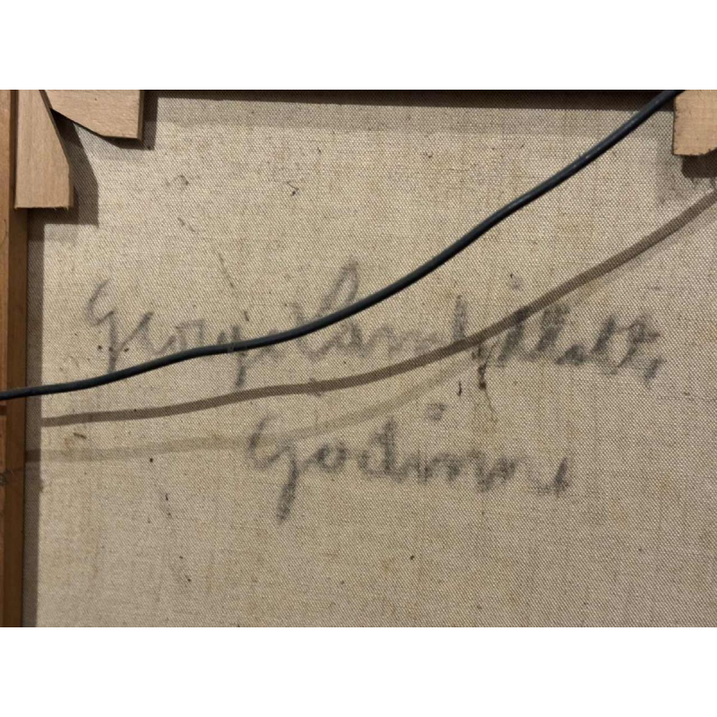 George LAMBILLOTTE (1915-1998): « Namur - porte de lentre Sambre et Meuse »