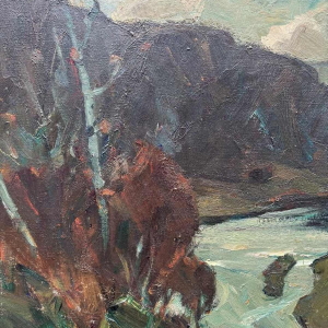 Albert RATY (1889-1970): « Méandres de la Semois en automne »