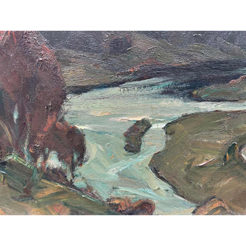 Albert RATY (1889-1970): Meanders of the Semois in autumn.