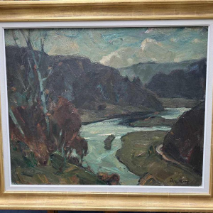 Albert RATY (1889-1970): « Méandres de la Semois en automne »