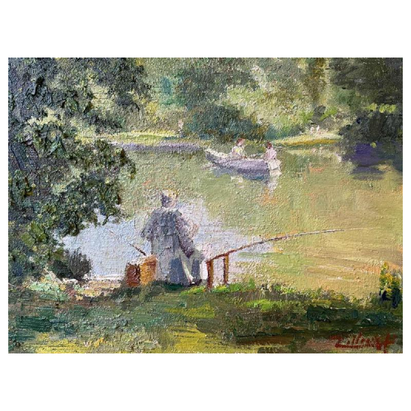 Jos (Joseph - Josef) TILLEUX (1896-1978): Vissen en een boottocht.