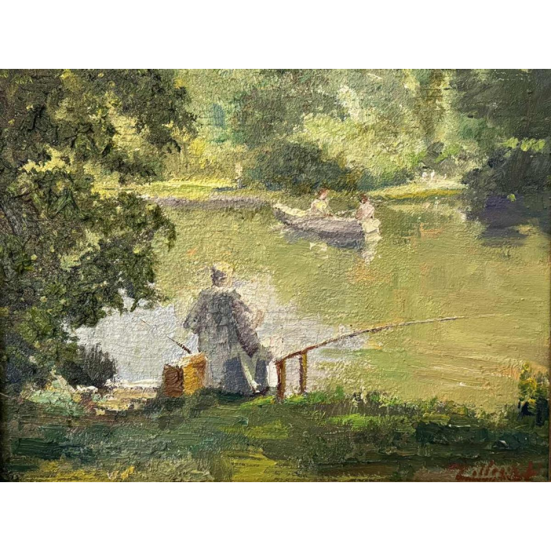 Jos (Joseph - Josef) TILLEUX (1896-1978): « Pêche et promenade en barque »