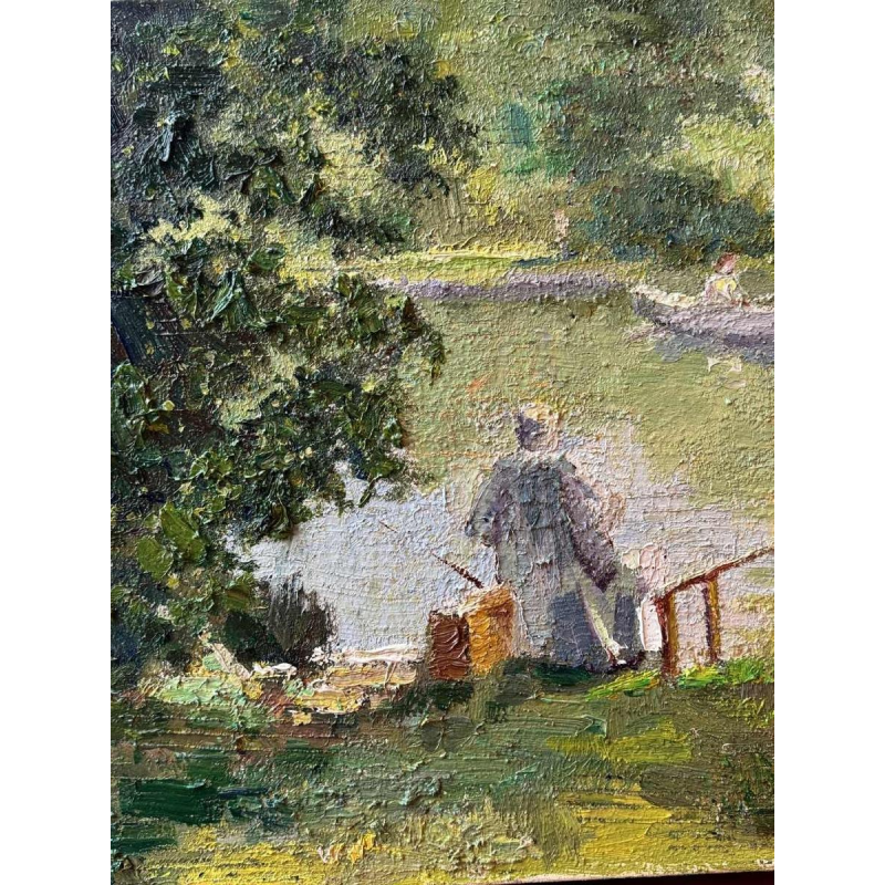 Jos (Joseph - Josef) TILLEUX (1896-1978): « Pêche et promenade en barque »