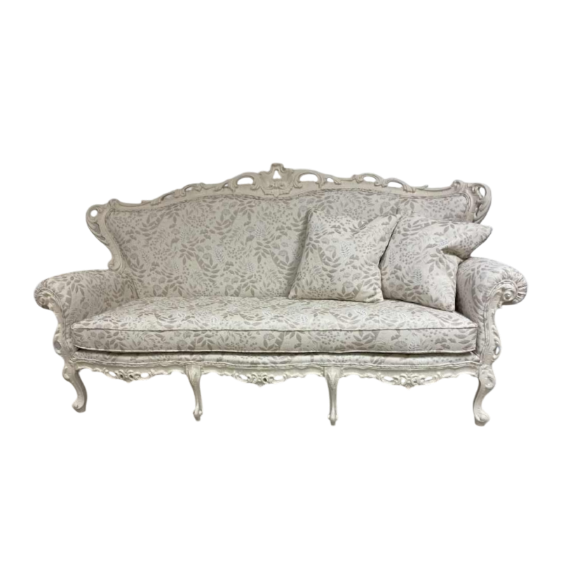 Canapé baroque entièrement regarnis, fabrication italienne, ca 1950-1960