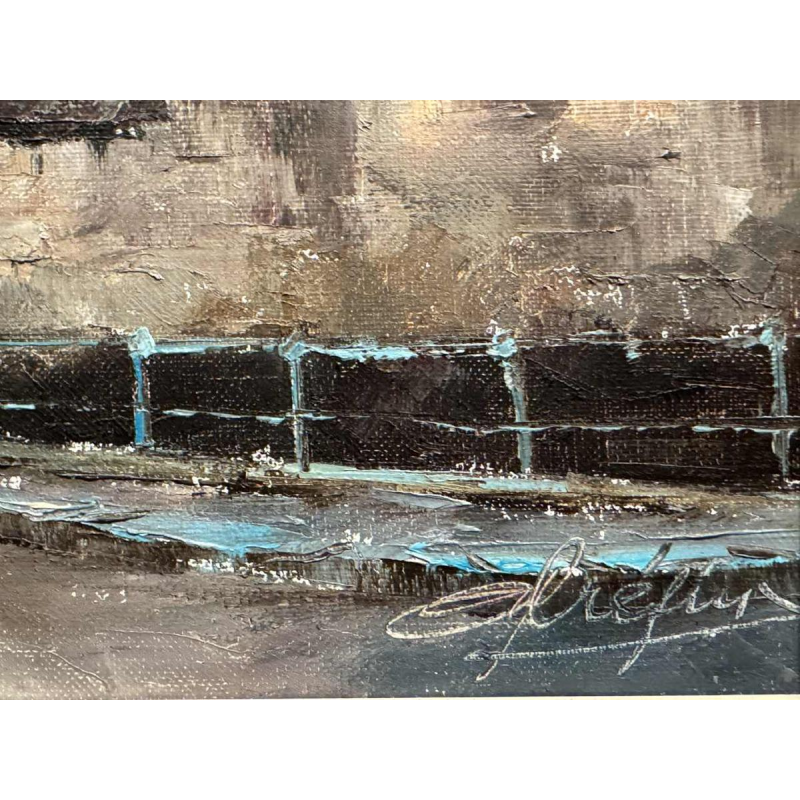 Alphonse CREPIN (1931-2010): « Namur vue vers la Cathédrale »