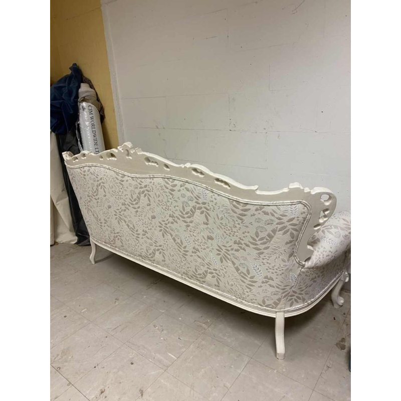 Volledig opnieuw beklede barok sofa, Italiaanse makelij, ca 1950-1960