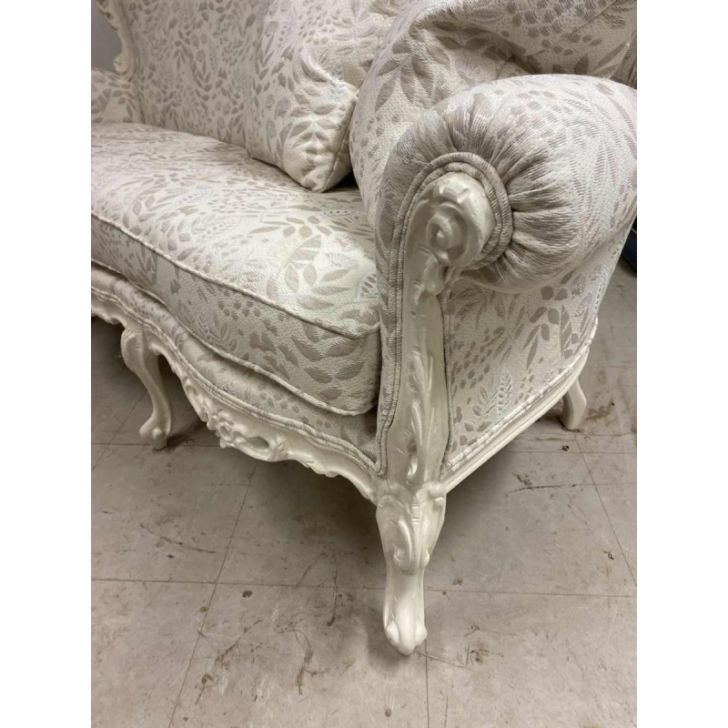 Completely reupholstered baroque sofa, Italian manufacture, ca 1950-1960