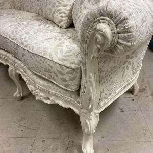 Completely reupholstered baroque sofa, Italian manufacture, ca 1950-1960