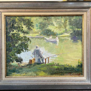 Jos (Joseph - Josef) TILLEUX (1896-1978): Fishing and a boat trip.