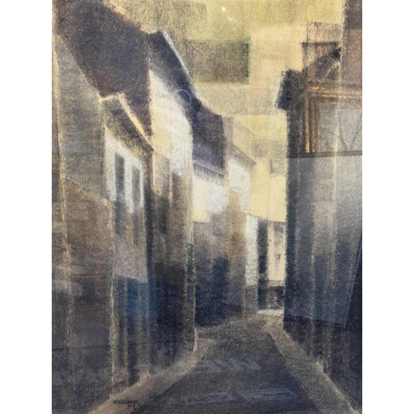 Roger SCHEP (-2007) « Namur Rue Fumal - 1971 »