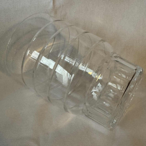 6 (ou 12) verres-gobelets « Manhattan » cristal Val St Lambert époque art déco