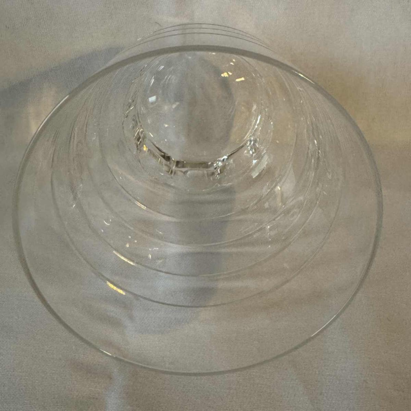 6 (of 12) glazen 'Manhattan' kristallen Val St Lambert art deco-periode