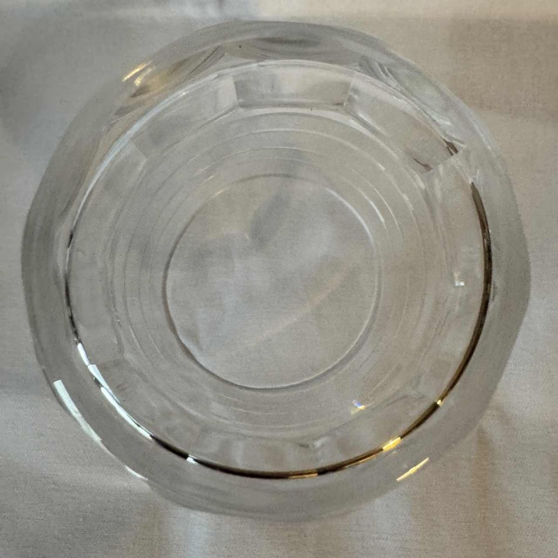 6 (ou 12) verres-gobelets « Manhattan » cristal Val St Lambert époque art déco