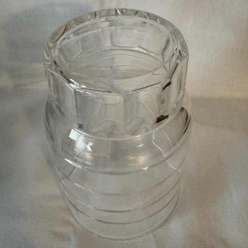 6 (or 12) "Manhattan" crystal glasses Val St Lambert art deco era