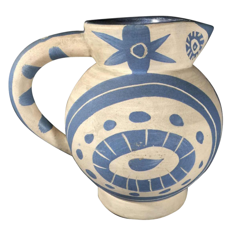 PABLO PICASSO for MADOURA "Petite Chouette", ceramic jug, circa 1960