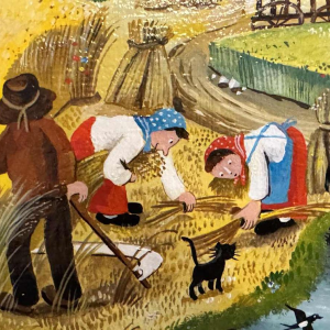 Marie-Louise BATARDY « Lété » peinture acrylique sur toile, ca 1980