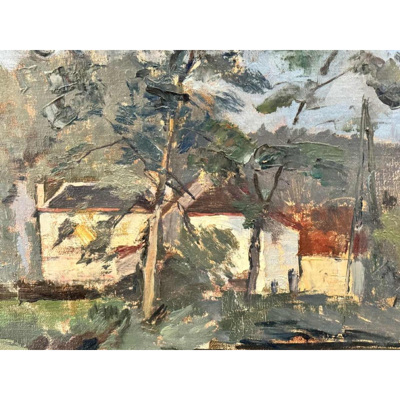 Eliane de Meuse (1899-1993): Ponds ? in Forest.