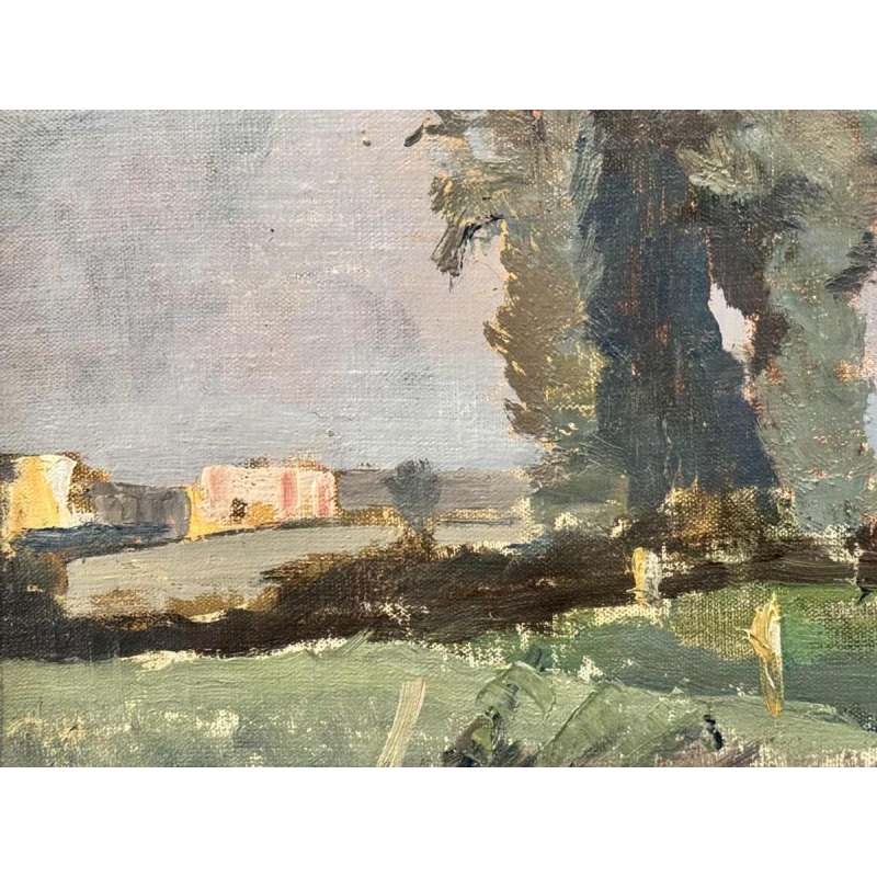 Eliane de Meuse (1899-1993): Vijvers ? in het bos.