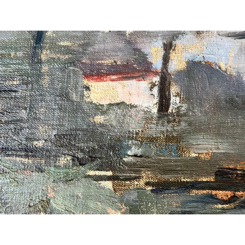 Eliane de Meuse (1899-1993): Vijvers ? in het bos.