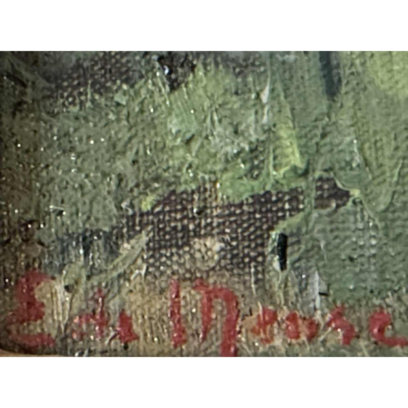 Eliane de Meuse (1899-1993): Vijvers ? in het bos.