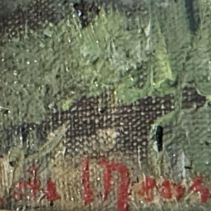 Eliane de Meuse (1899-1993): Vijvers ? in het bos.