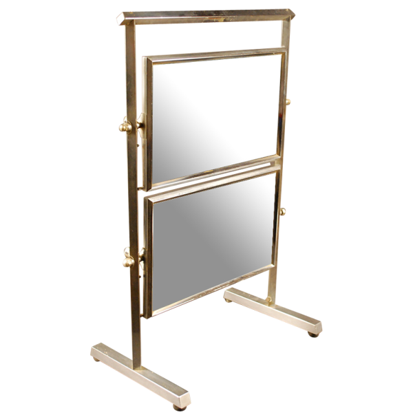 Art Deco Desserte with double chromed metal plate - circa 1930