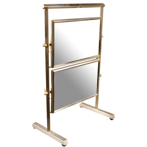 Art Deco Desserte with double chromed metal plate - circa 1930