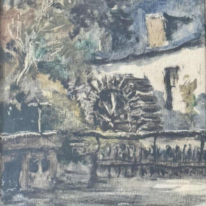 Albert DANDOY (1885-1977): « Old water mill  on Houyoux river Namur