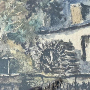 Albert DANDOY (1885-1977): « Moulin sur le Houyoux à Bomel - Namur»