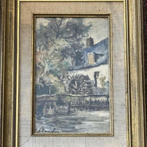 Albert DANDOY (1885-1977): « Moulin sur le Houyoux à Bomel - Namur»