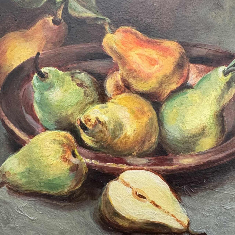 L. VERMEULEN « Assiette de poires »