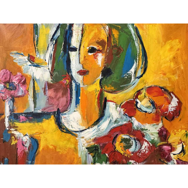 Monogram MH ? Kunstenaar nog te identificeren. Peter Hermans ?