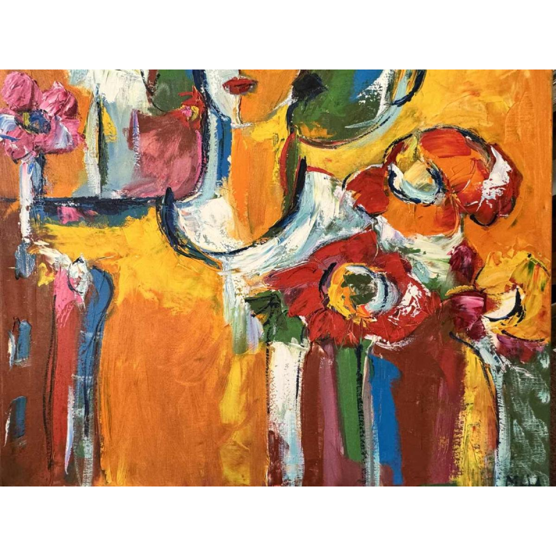 Monogram MH ? Kunstenaar nog te identificeren. Peter Hermans ?