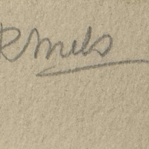 René MELS (1909-1977): épreuve détat (gravure au carborundum)