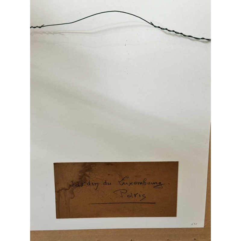 Charles CATTEAU (1880-1966): « Paris - Les jardins du Luxembourg »
