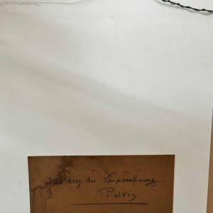 Charles CATTEAU (1880-1966): « Paris - Les jardins du Luxembourg »