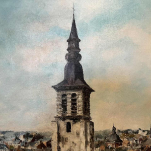 Alphonse CREPIN (1931-2010): « Namur - ses toits et le cocher de St Jean »