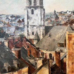 Alphonse CREPIN (1931-2010): « Namur - ses toits et le cocher de St Jean »