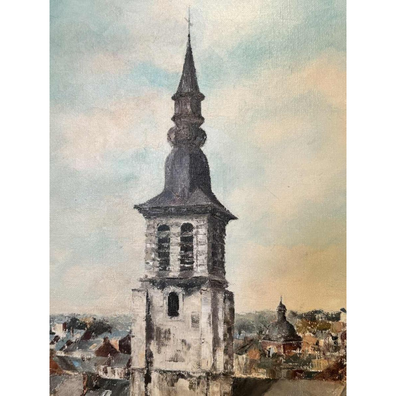 Alphonse CREPIN (1931-2010): « Namur - ses toits et le cocher de St Jean »