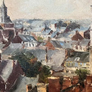 Alphonse CREPIN (1931-2010): « Namur - ses toits et le cocher de St Jean »