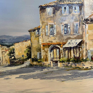 Christiane GEWELT (1941-2001): «  Gordes »