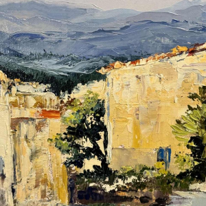 Christiane GEWELT (1941-2001): «  Gordes »