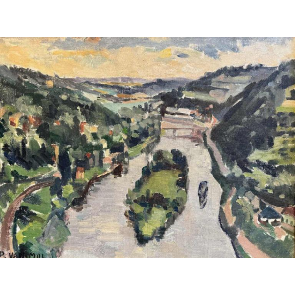 Pieter VAN MOL (1906-1988): « La Meuse à Lustin »
